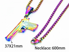 HY Stainless Steel 316L Necklaces (Other Style)-HY28N0008IIA