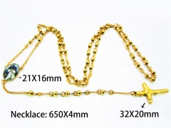 HY Stainless Steel 316L Necklaces (Religion Style)-HY76N0263HHD