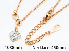 HY Stainless Steel 316L Necklaces (Love Style)-HY76N0478HDD