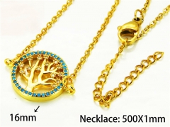 HY Wholesale Popular CZ Necklaces (Crystal)-HY54N0491NS