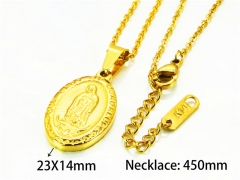 HY Stainless Steel 316L Necklaces (Religion Style)-HY93N0101MD