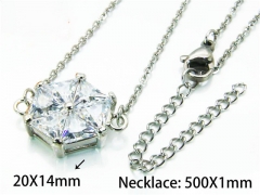 HY Wholesale Popular Crystal Zircon Necklaces (Crystal)-HY54N0509PQ