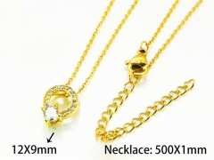 HY Wholesale Popular CZ Necklaces (Other Style)-HY54N0612NB