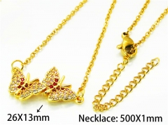 HY Wholesale Popular CZ Necklaces (Animal Style)-HY54N0594HEE