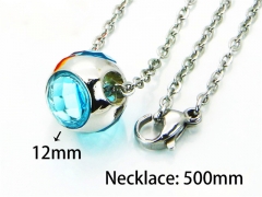 HY Stainless Steel 316L Necklaces (Crystal)-HY81N0063HAA