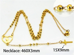 HY Stainless Steel 316L Necklaces (Religion Style)-HY76N0424NL