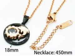 HY Stainless Steel 316L Necklaces (Animal Style)-HY76N0491K5U