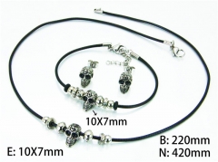 HY Stainless Steel 316L Necklaces Bracelets Sets-HY64S1059IKR