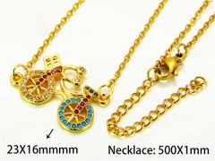HY Wholesale Popular CZ Necklaces (Crystal)-HY54N0487NW