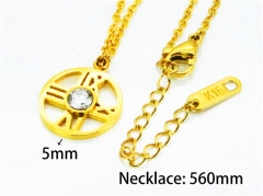 HY Stainless Steel 316L Necklaces (Other Style)-HY80N0245LD