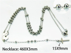 HY Stainless Steel 316L Necklaces (Religion Style)-HY76N0427ML