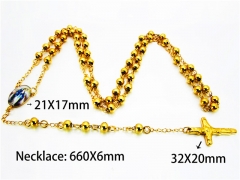 HY Stainless Steel 316L Necklaces (Religion Style)-HY76N0249HIC