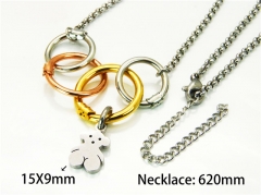 HY Stainless Steel 316L Necklaces (Animal Style)-HY90N0033HME