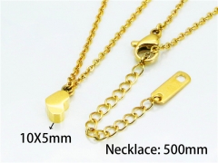 HY Stainless Steel 316L Necklaces (Love Style)-HY80N0247LS