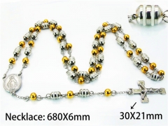 HY Stainless Steel 316L Necklaces (Religion Style)-HY55N0505HNF