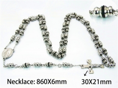 HY Stainless Steel 316L Necklaces (Religion Style)-HY55N0511HMC