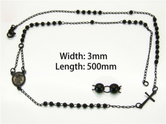 HY Stainless Steel 316L Necklaces (Religion Style)-U40N0811OD