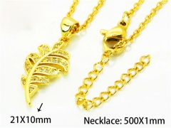 HY Wholesale Popular CZ Necklaces (Other Style)-HY54N0642NX