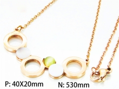 HY Stainless Steel 316L Necklaces (Other Style)-HY64N0035HKF