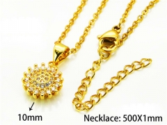 HY Wholesale Popular CZ Necklaces (Crystal)-HY54N0526M5