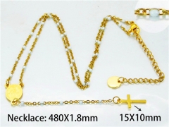 HY Stainless Steel 316L Necklaces (Religion Style)-HY76N0431NLC