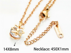 HY Stainless Steel 316L Necklaces (Crystal)-HY76N0400KC
