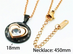 HY Stainless Steel 316L Necklaces (Love Style)-HY76N0499K5D