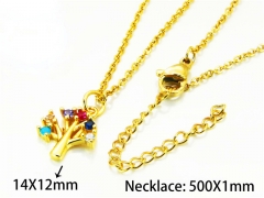 HY Wholesale Popular CZ Necklaces (Crystal)-HY54N0631ML