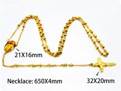 HY Stainless Steel 316L Necklaces (Religion Style)-HY76N0259HHE