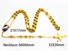 HY Stainless Steel 316L Necklaces (Religion Style)-HY76N0252HIA