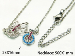 HY Wholesale Popular Crystal Zircon Necklaces (Crystal)-HY54N0486ND