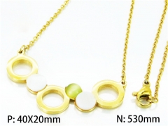 HY Stainless Steel 316L Necklaces (Other Style)-HY64N0034HJZ