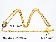 HY Stainless Steel 316L Necklaces (Religion Style)-HY76N0257HHZ