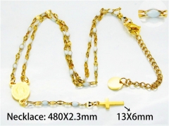 HY Stainless Steel 316L Necklaces (Religion Style)-HY76N0453OY