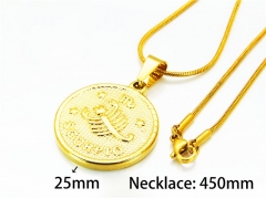 HY Stainless Steel 316L Necklaces (Constellation)-HY73N0128MB