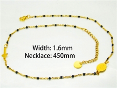 HY Stainless Steel 316L Necklaces (Religion Style)-HY76N0358NB