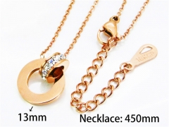 HY Stainless Steel 316L Necklaces (Other Style)-HY76N0475PW