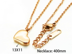 HY Stainless Steel 316L Necklaces (Love Style)-HY93N0177NV