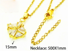 HY Wholesale Popular CZ Necklaces (Crystal)-HY54N0570NL