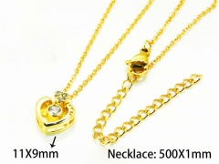 HY Wholesale Popular CZ Necklaces (Love Style)-HY54N0614NX