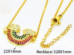 HY Wholesale Popular CZ Necklaces (Crystal)-HY54N0659PE