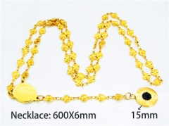 HY Stainless Steel 316L Necklaces (Religion Style)-HY55N0503HGG