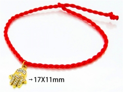 HY Stainless Steel 316L Bracelets (Rope Weaving)-HY64B1275HBB