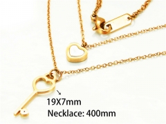 HY Stainless Steel 316L Necklaces (Love Style)-HY93N0231HHG