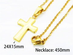 HY Stainless Steel 316L Necklaces (Religion Style)-HY79N0021HZZ