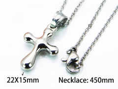 HY Stainless Steel 316L Necklaces (Religion Style)-HY79N0018NZ