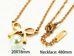 HY Stainless Steel 316L Necklaces (Pearl Style)-HY93N0137OF