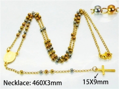 HY Stainless Steel 316L Necklaces (Religion Style)-HY76N0414OL