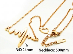 HY Stainless Steel 316L Necklaces (Other Style)-HY93N0198OR