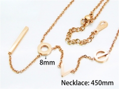 HY Stainless Steel 316L Necklaces (Other Style)-HY76N0470OLS